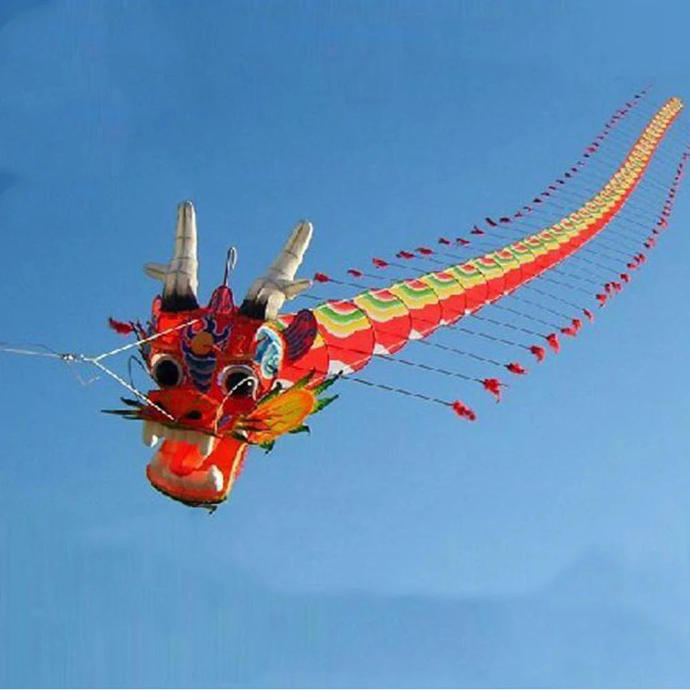 Бесплатная доставка высокое качество 7 м Китайский традиционный змей дракона