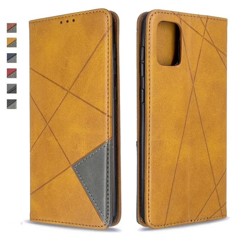 Чехол-книжка для Samsung A01 A11 A41 A31 A71 лоскутный кошелек Galaxy A51 чехол A21S Etui A 51 71 42 |