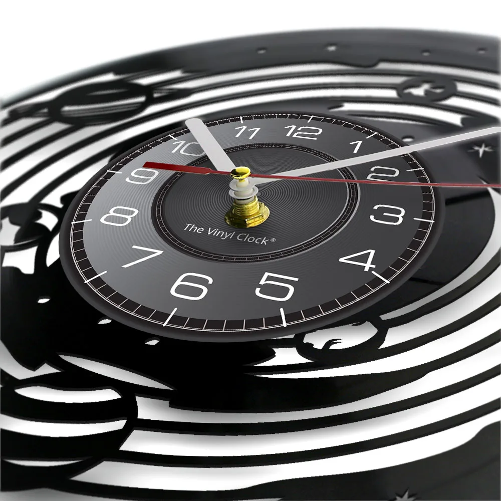 Астрономические настенные часы со светодиодный Ной подсветкой планеты Orbits