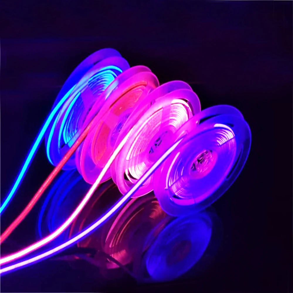 DC 5V светодиодный COB ленточный светильник USB высокой плотности линейный ing 320