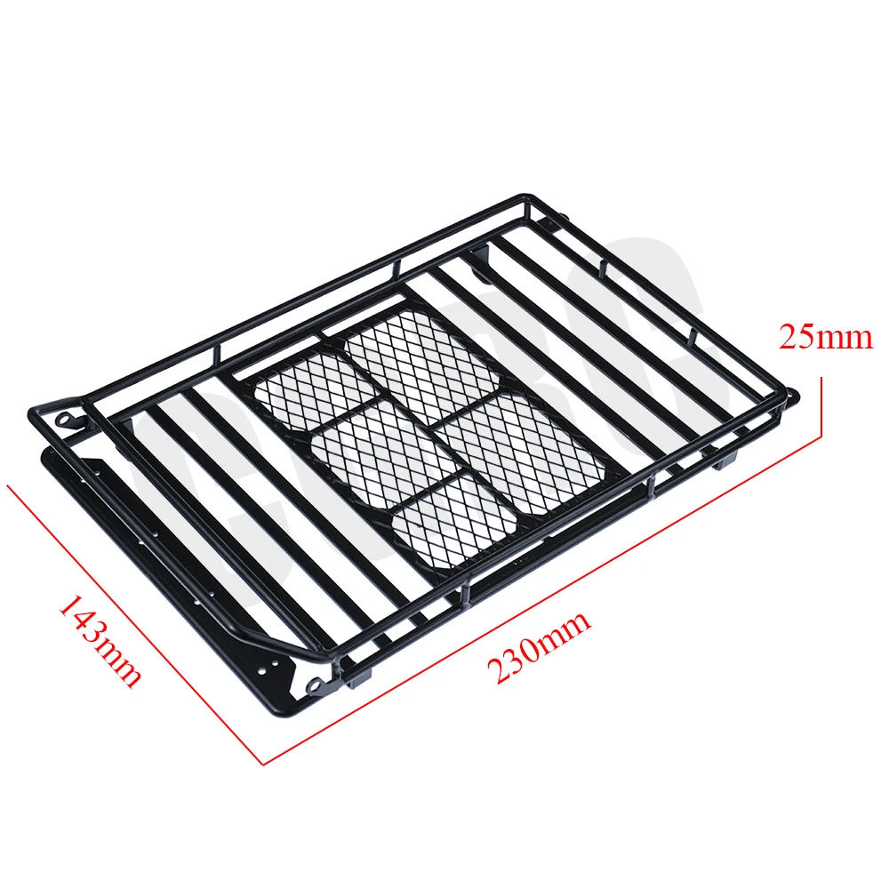 Металлический Багажник на крыше светодиодный светильник для 1/10 RC Гусеничный Trx4