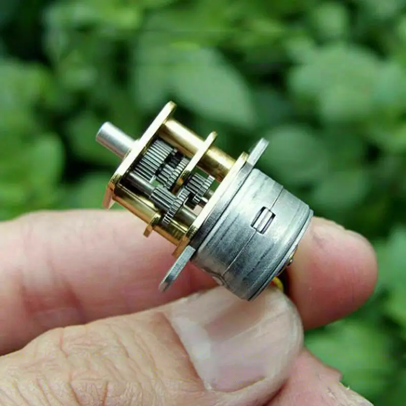 Микро-15 мм Точность снижение Шестерни коробка DC 5V 2-фазный 4-проводной мини металлический Шестерни шаговый двигатель DIY цифровой Камера