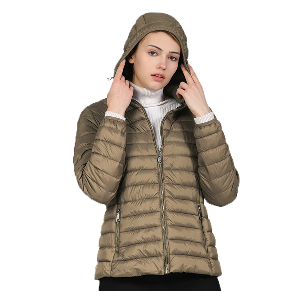 

Женский зимний пуховик с капюшоном, женские толстые парки, пальто, облегающая теплая верхняя одежда, Женская куртка