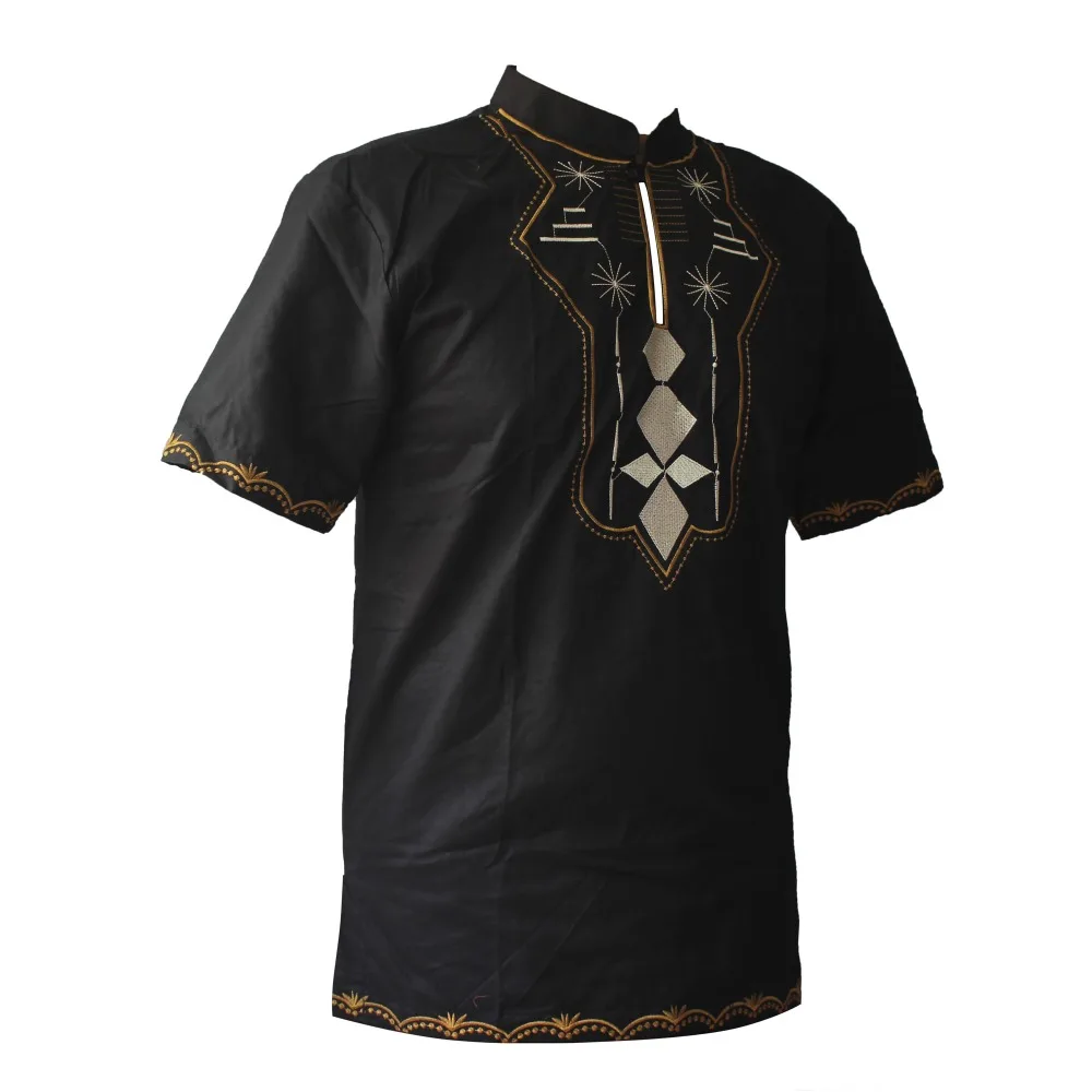 

African Ethnic indian dress Embroidered Tops Mens Dashiki Kwanzaa Shirts for Male saree