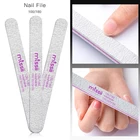 Пластиковый серый лак для ногтей пилка для ногтей шлифовальный Маникюр двухсторонний УФ-гель наконечник для дизайна ногтей инструменты для ухода за ногтями оптовая продажа маникюра