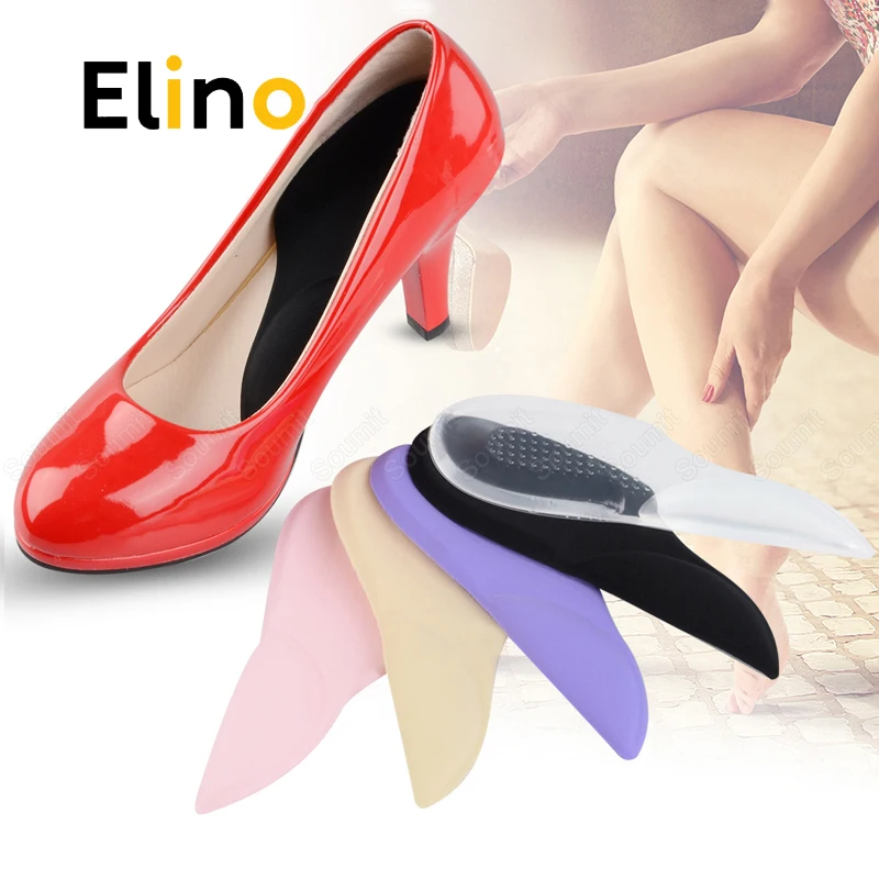 

Women Silicone Pad Heel Protector Insoles Professional Orthotic Arch Support Insole High Heels Self-Adhesive Gel Cushion