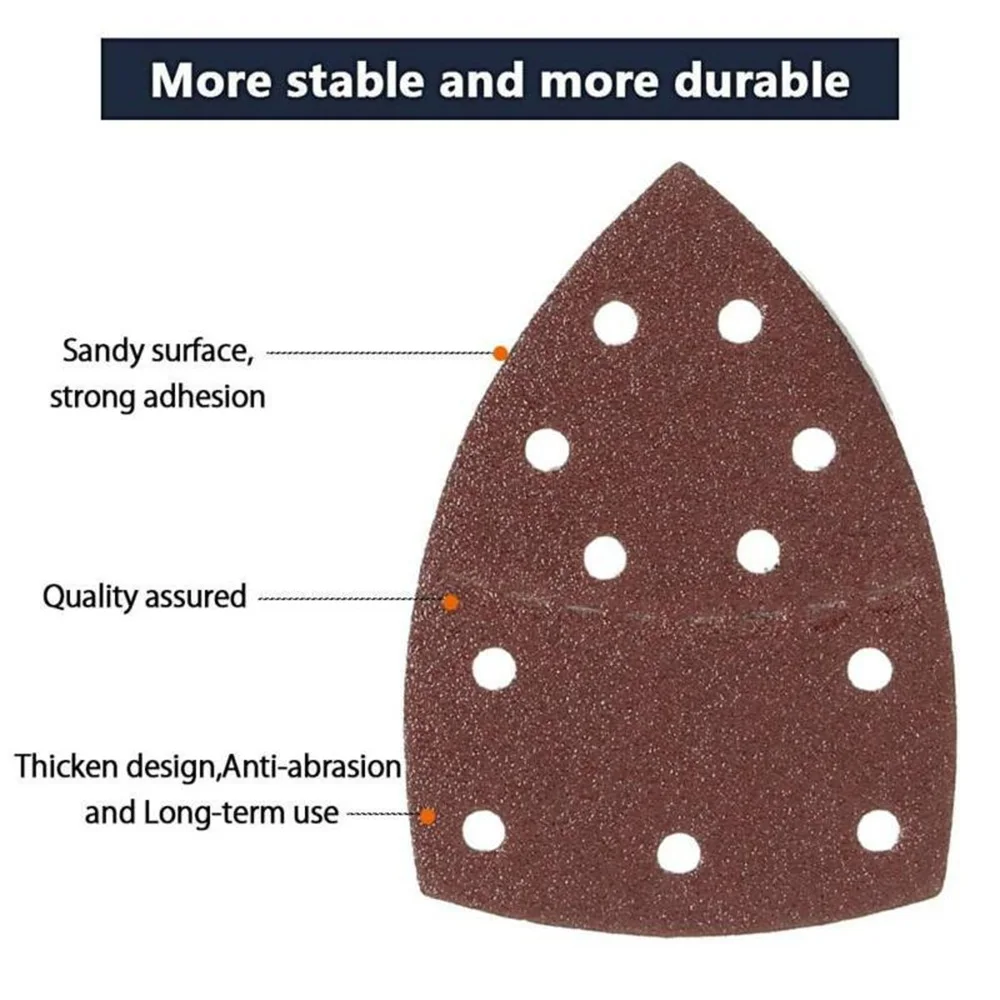 

10Pcs Type 40-1500 Mouse Sanding Sheets Orbital Sander Detail Palm Pads Discs Sandpaper Abrasive Paper grit sandpaper Home tools