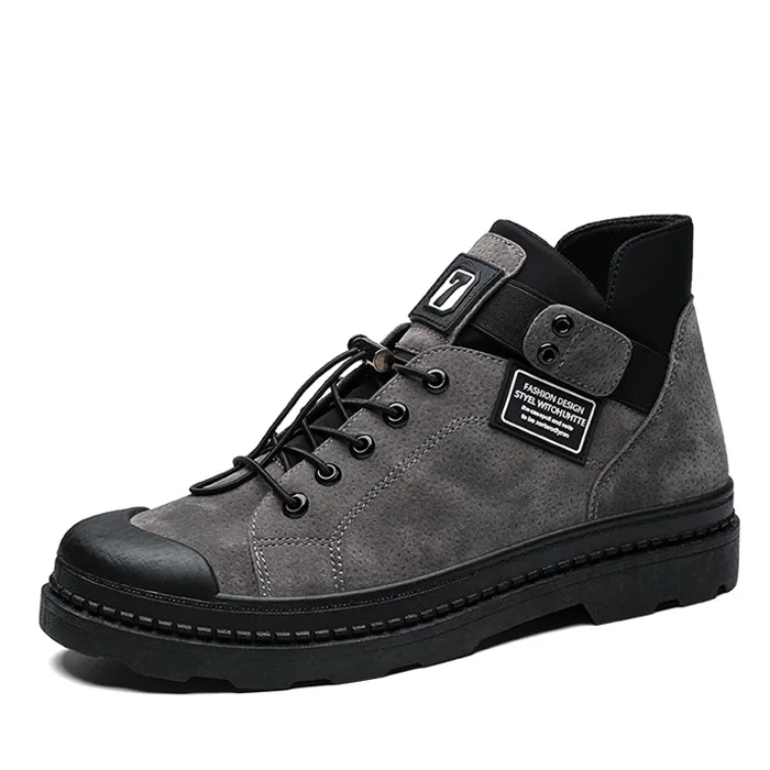 

New Spring and Autumn Mens Martin Boots Snowfield Fashion High Top Warm Mens Ankle Boots Winter Snow Boots