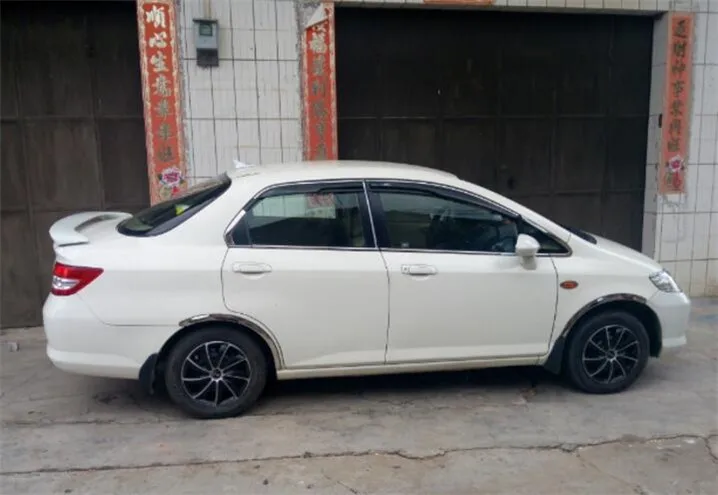 For Fit Spoiler 2004-2007 Honda Jazz sedan jsd ABS plastic Material Car Rear Wing Color | Автомобили и мотоциклы