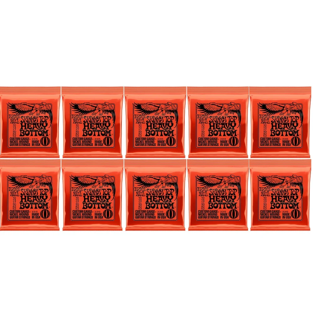 10 set eniball elektrische gitarre saiten 2221 spielen echten heavy metal rock nickel wound 6 saiten für elektrische gitarre zubehör free gl