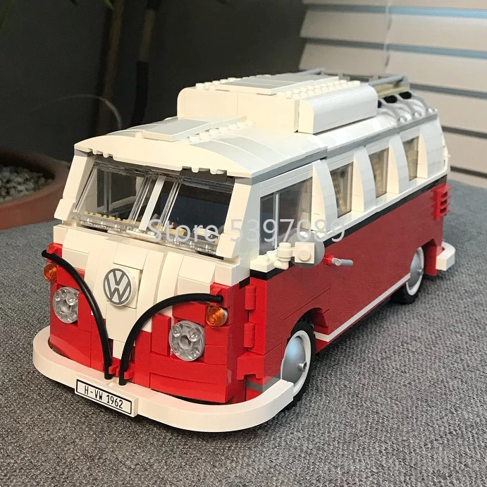 В наличии строительные блоки кирпичи Volkswagen T1 Кемпер Ван совместимые с Legoinglys Technic