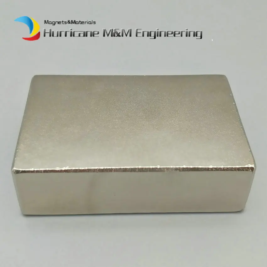2 шт NdFeB Блок около 60x40x20 мм сильные неодимовые постоянные магниты 2,3" редкоземельный генератор магнит ветровой турбины магнит