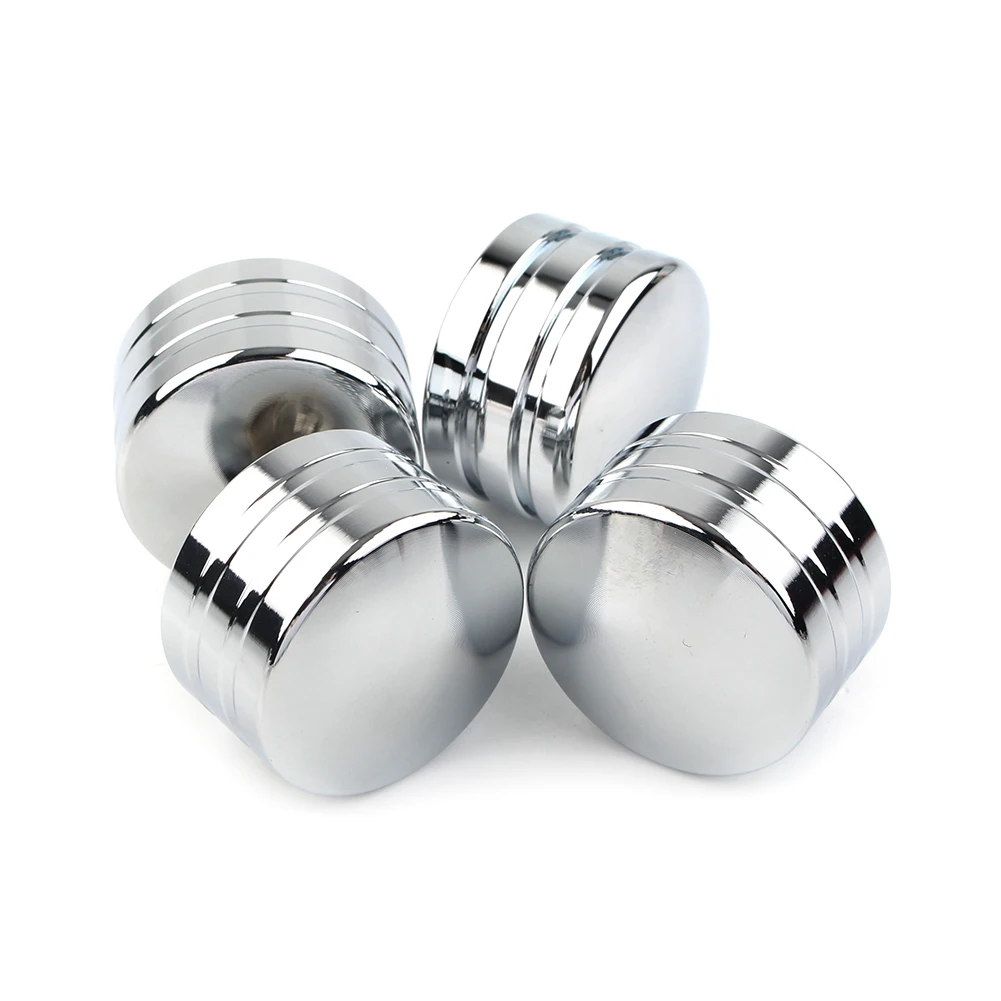 

4pcs Chrome CNC Spark Plug Head Bolt Cap Cover Plug for Harley Twin Cam /Sportster 1999-2017& Big Twin 1340 Evo Models 1985-1999