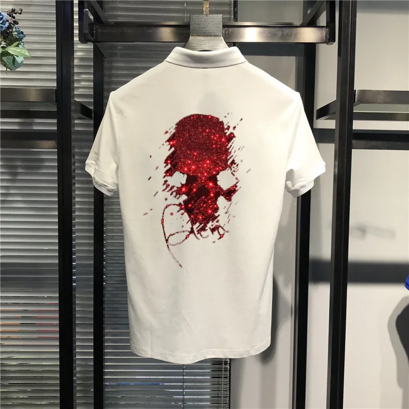 Мужская Летняя хлопковая Футболка-поло с коротким рукавом | одежда