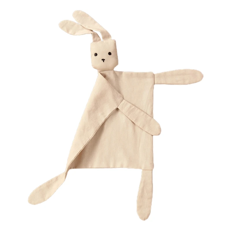 Детское успокаивающее полотенце нагрудник мягкий Игрушечный Кролик кукла для