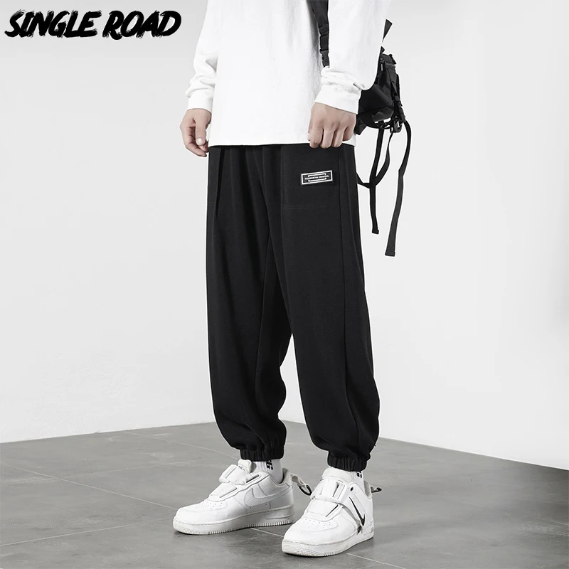 

Однотонные мужские спортивные брюки для одной дороги, мужские однотонные мешковатые джоггеры 2021, спортивные брюки для бега, мужские брюки д...