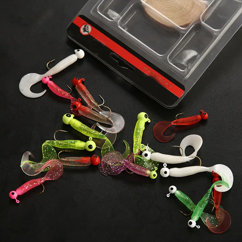 

2020 Fishing Lures Kit Bass Baits Tackle Including Plastic Worms Topwater Lures Tackle Box Fishing Gear Lures Kit Set X85