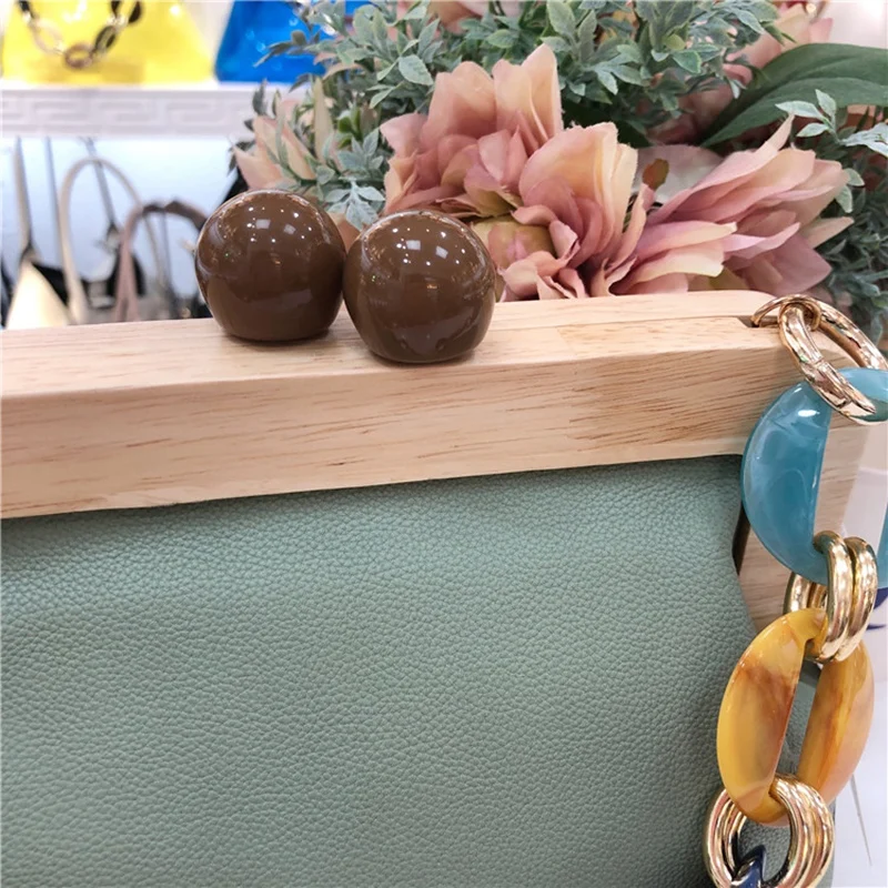 Акриловая коробка сумка-мешок для женщин акриловая вечерняя сумка с зажимом