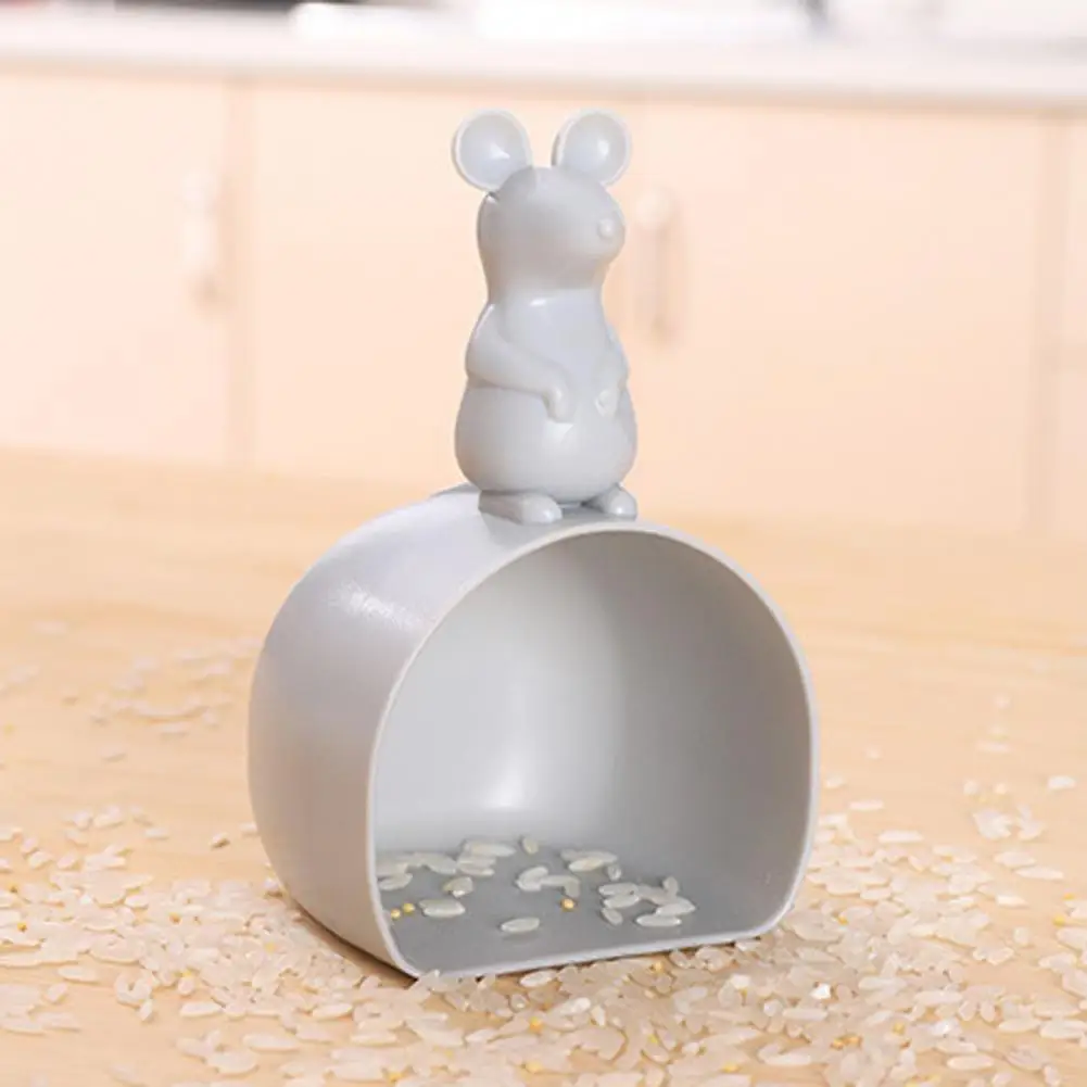 80%HOTRice Measuring Cup Cute Food Grade PP Household Mouse Rice Meter For Kitchen Plastic Rice Scoop