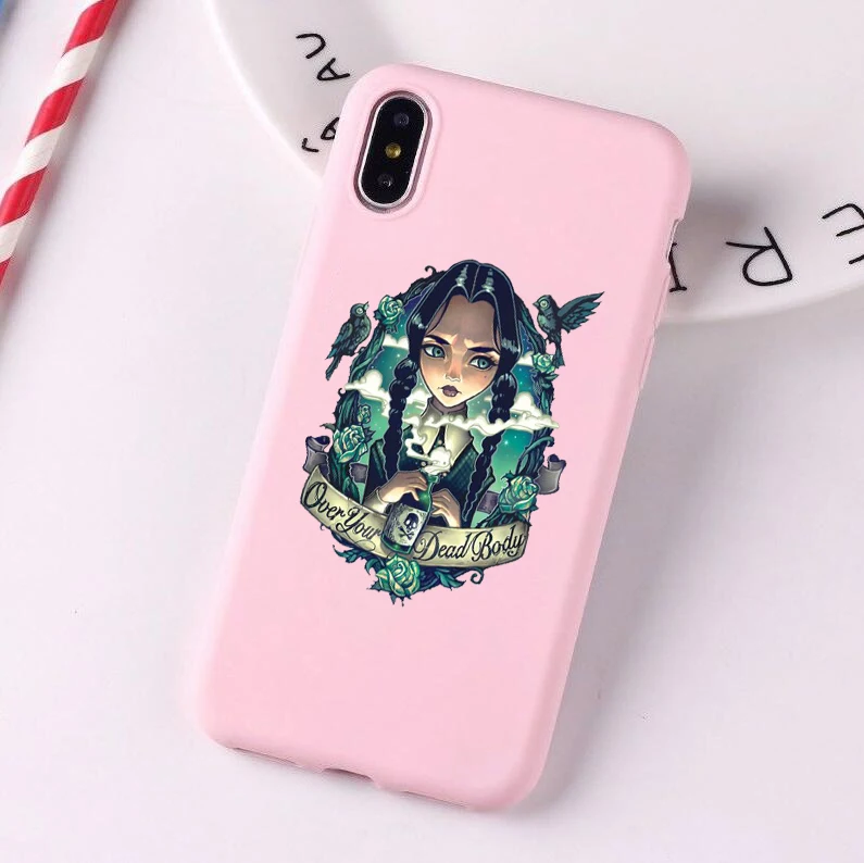 22917 Среда Addams семейный цветной Мягкий силиконовый чехол для телефона iphone 6/6s, 6 Plus/6s Plus, 7/8, 7 Plus/8 Plus, X, XS, XR, XSMax - Цвет: 22917