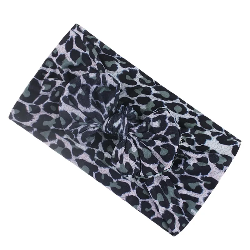 

Baby Headband Summer Cute Leopard Bows Baby Girl Headbands Elastic Bowknot Newborn Hair Band Turban Set Hair Accessories