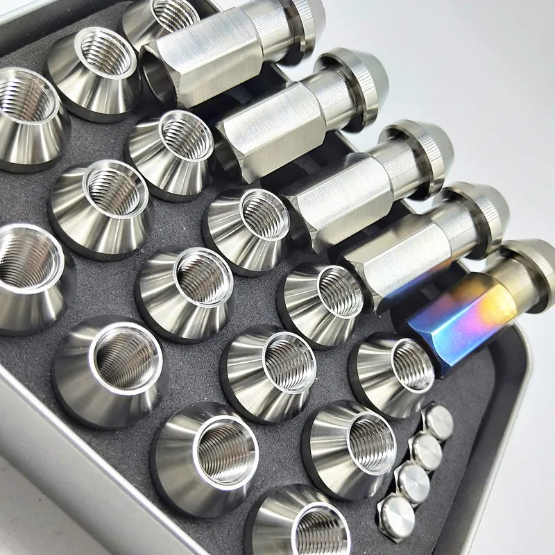 Титановый светильник PYTITANS TC4 Gr5 для гоночного колеса M12X1.5