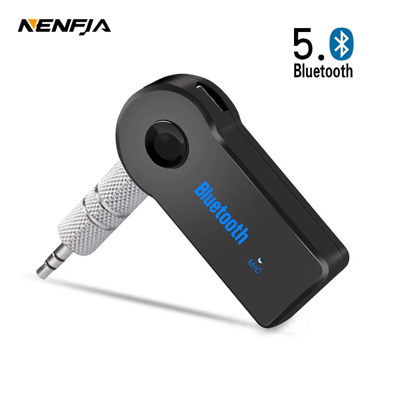 Nenfix Мини 3 5 мм разъем AUX аудио MP3 музыка Bluetooth приемник автомобильный комплект