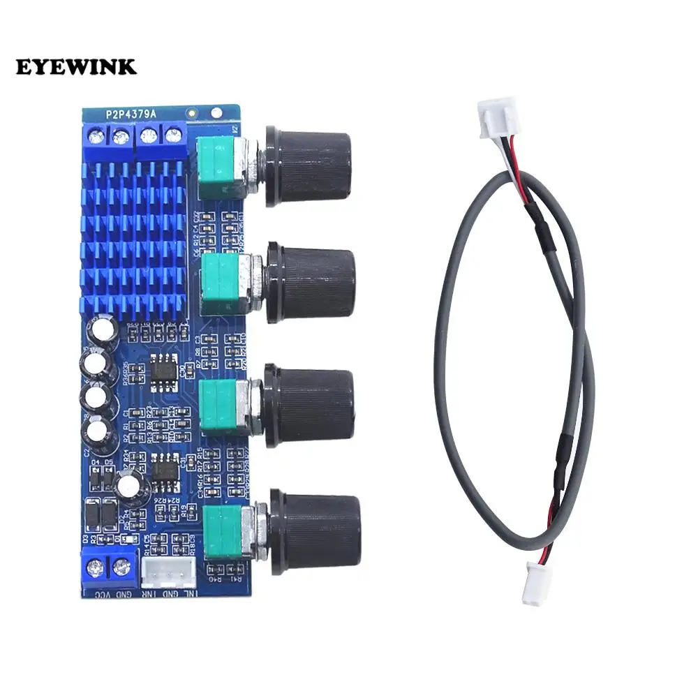 XH-M577 TPA3116D2 аудио высокой мощности тональный Op Amps DC 12-24V двухканальный стерео 2X80W