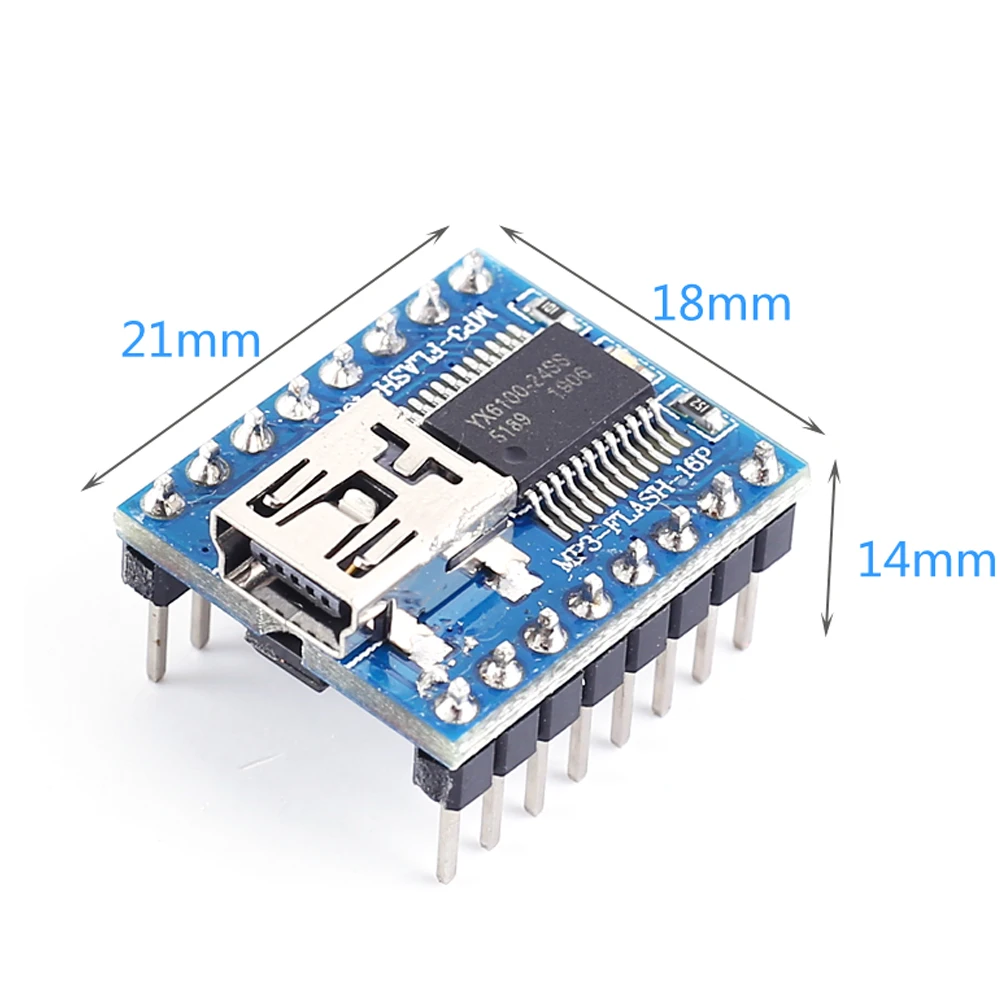 MAV MP3 голосовой аудио контроллер 128 Мбит 64 Мбайт флэш модуль SPI диск/USB