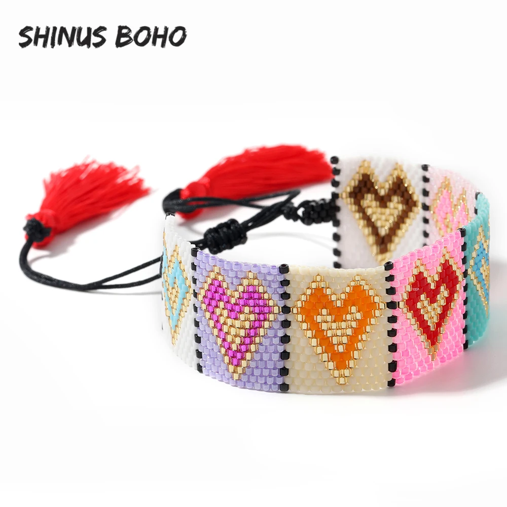 

2020 Japan Miyuki friendship bracelet boho Europe and the United States style weaving adjustable rope Joker popular Jewelry