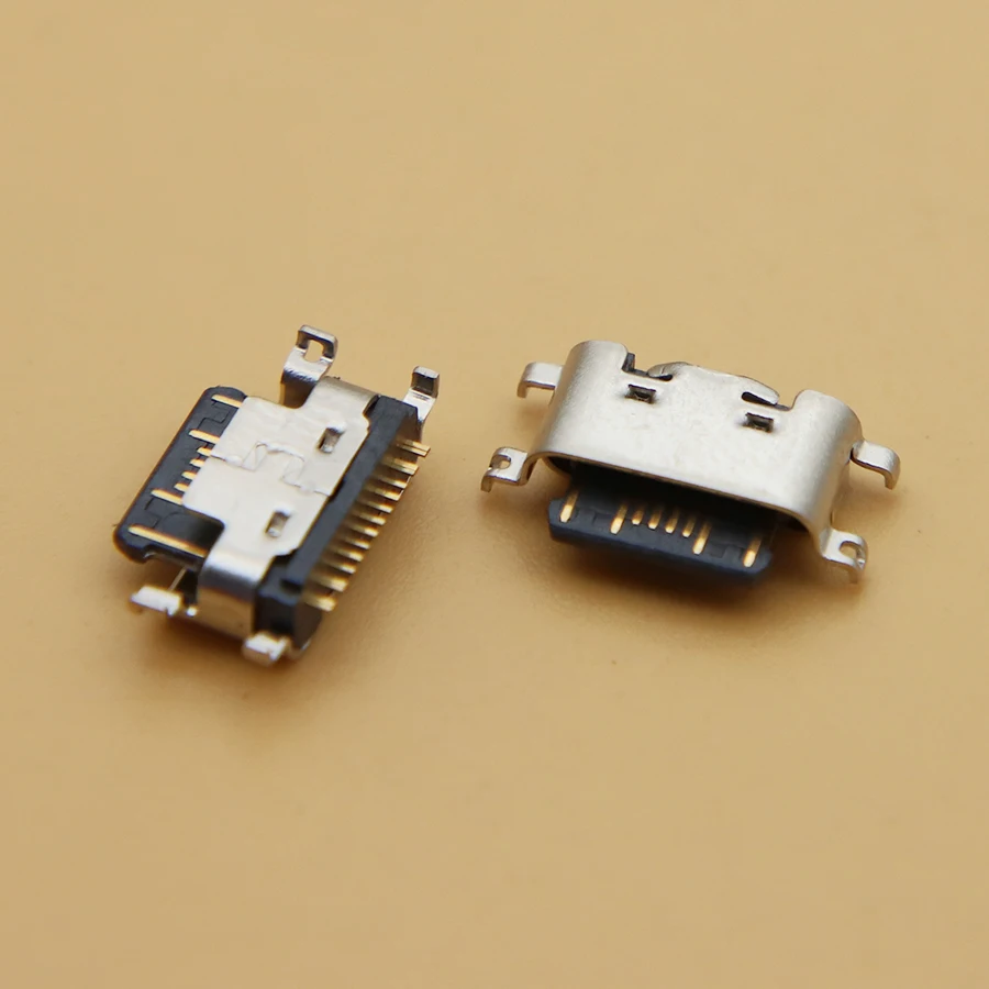 10pcs smt usb 3 1 type c 16pin 16 pin female connector for mobile phone charging port charging socket repair parts replacement free global shipping