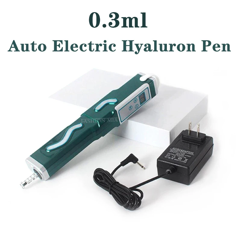 

0.3ml Auto Electric Hyaluron Pen High Pressure Hyaluronic Acid Pen Lip Injection for Anti Wrinkle Lip Lifting Injection Atomizer
