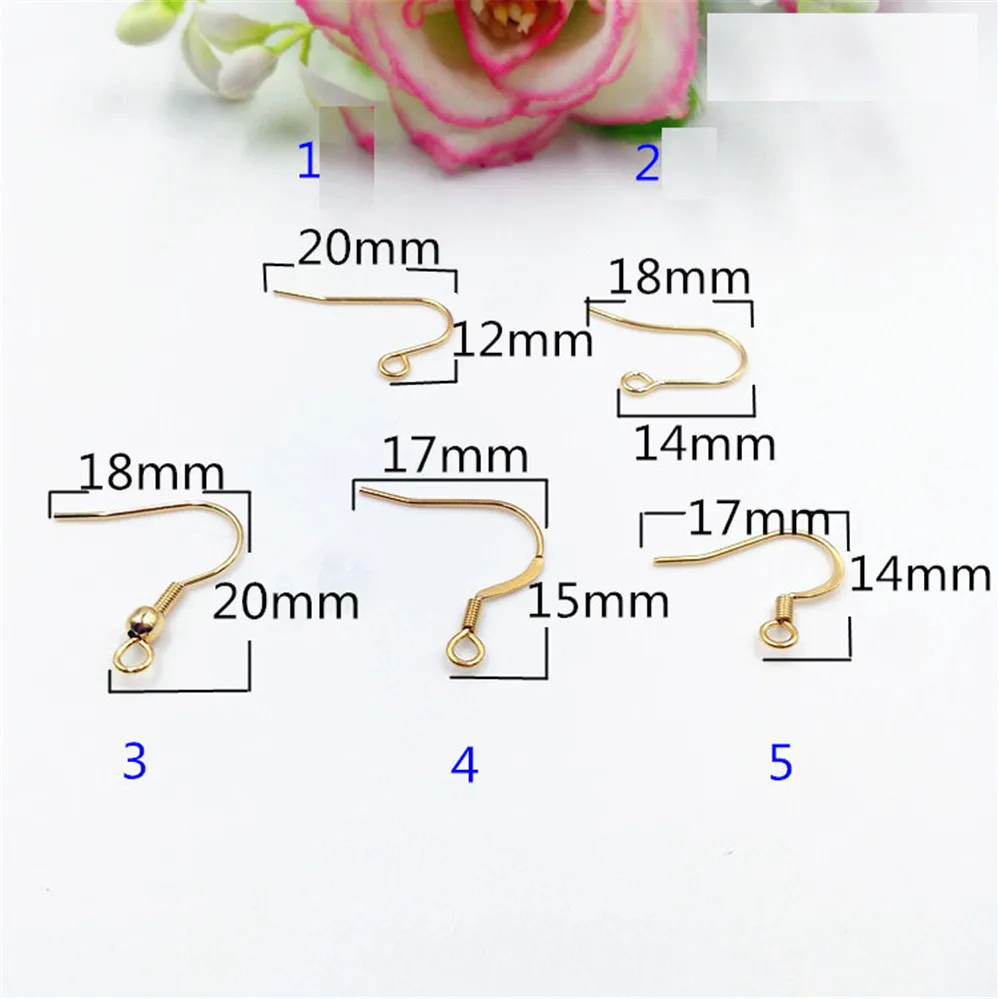 Застежка-крючок для сережек из нержавеющей стали 100 шт./лот | Украшения и