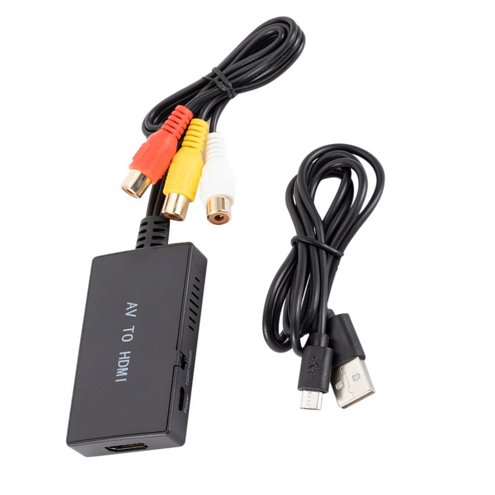 Адаптер AV к HDMI RCA конвертер видео аудио поддержка PAL NTSC3.58 NTSC4.43 SECAM стандартных форматов телевизора.