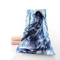 anime akame ga kill akame towels microfiber bath towels travelbeachfacetowel custom creative towel size 35x75cm and 70x140cm