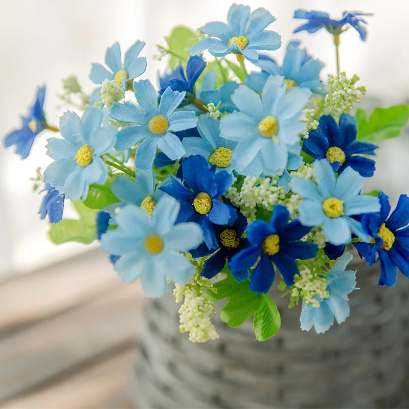 

Small Daisy Simulation Bouquet Living Room Decoration Artificial Bouquet Wedding Decoration Home Decoration