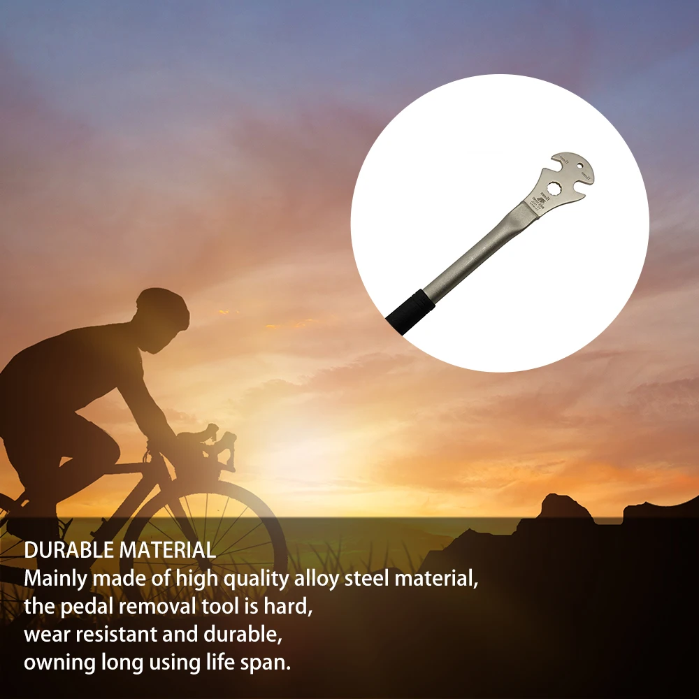 

Bicycle Wrench Spanner Flywheel Chain Disassembly Wrench Bike Repair Tool Foot Pedal Bicycle Brake Disc Adjuster Correction Tool