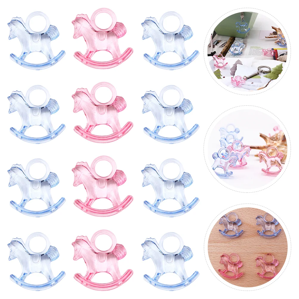 

48 шт., акриловая лошадка-качалка