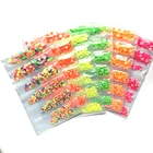 1100 шт., разноцветные блестящие украшения в виде драгоценных камней