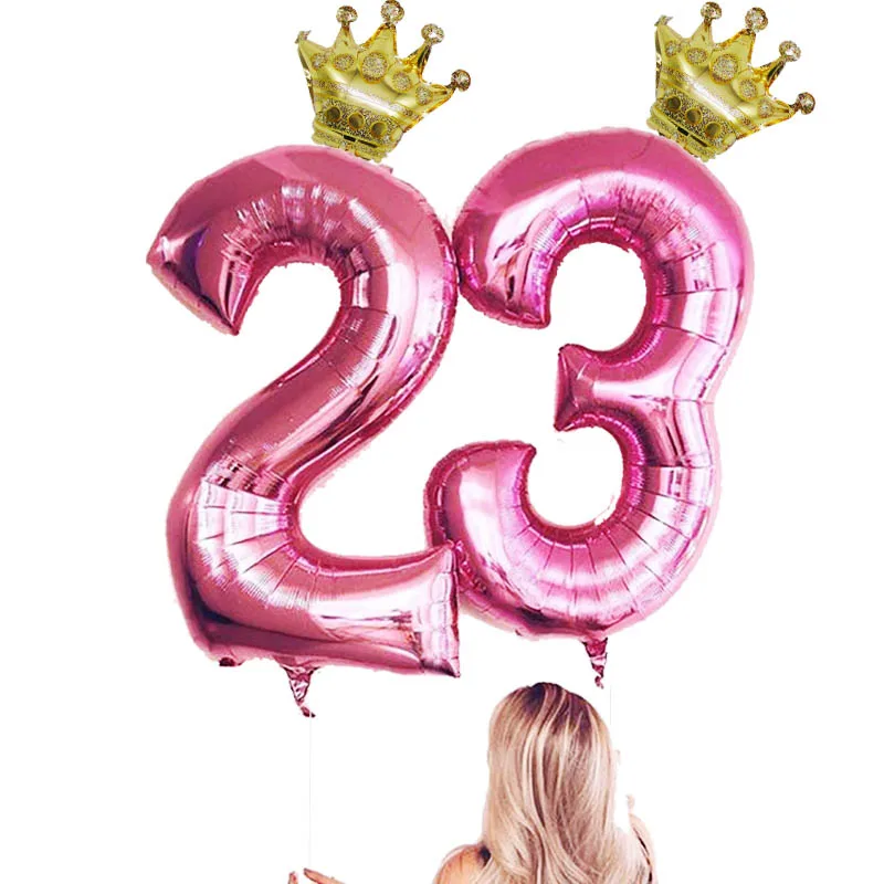 Воздушные шары из фольги с цифрами 2 шт. 32/40 дюймов|Воздушные и аксессуары| |