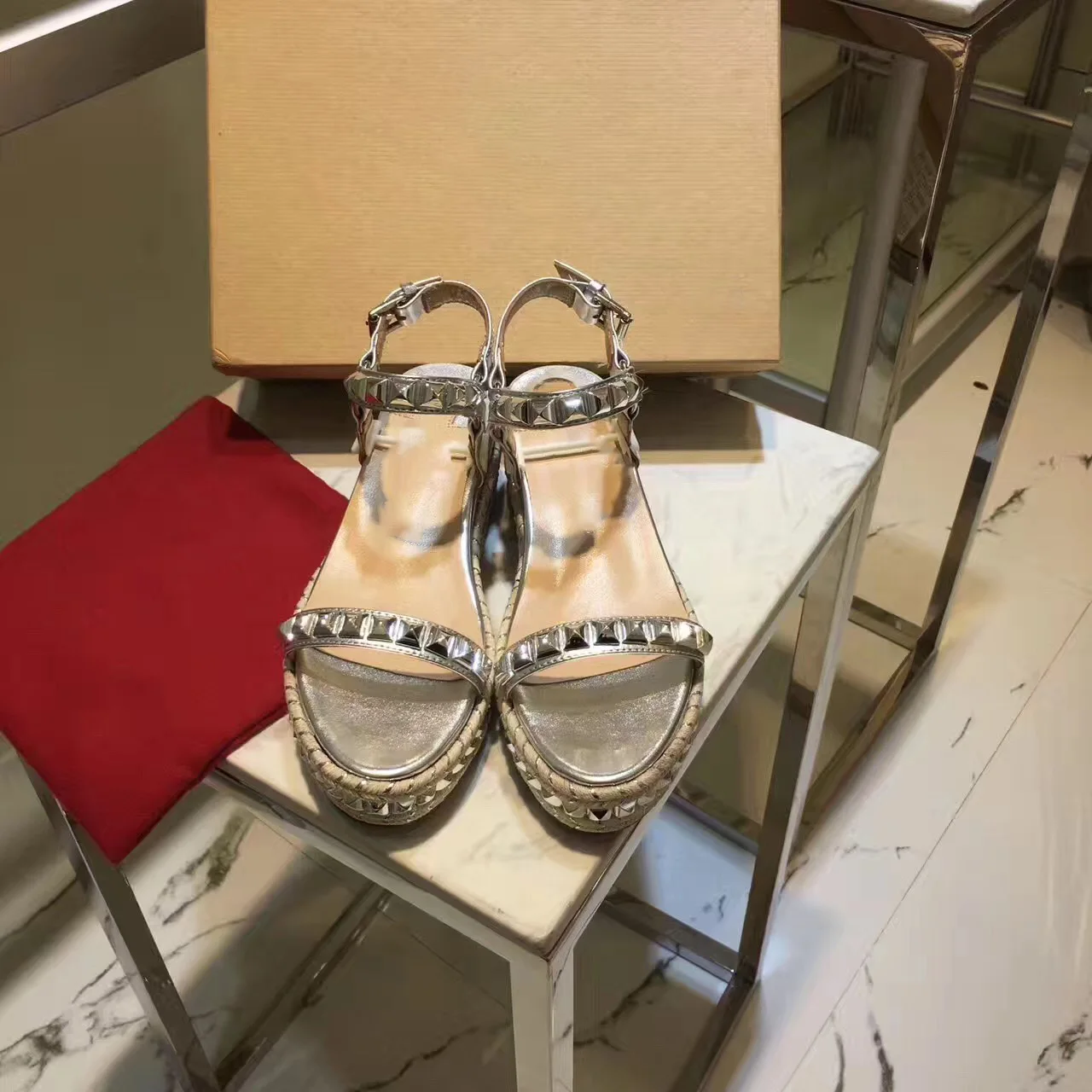 

Women sandals desginer woman summer shoes platform flat lady design genuine leather casuall shoes woman