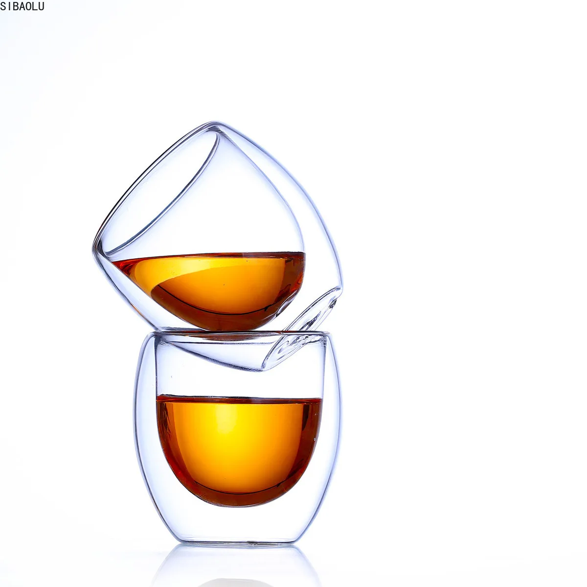 6 предметов/партия 80 мл Bodum с двойными стенками короткие Стекло теплоизоляция