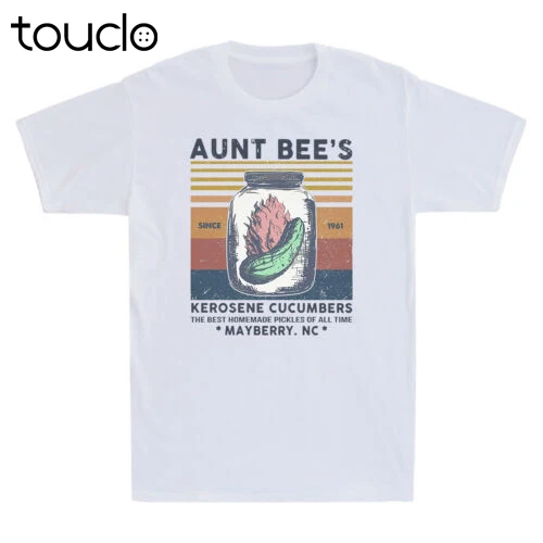 

New Aunt Bee'S Kerosene Cucumbers The Best Homemade Pickles Vintage Men'S T-Shirt Unisex S-5Xl