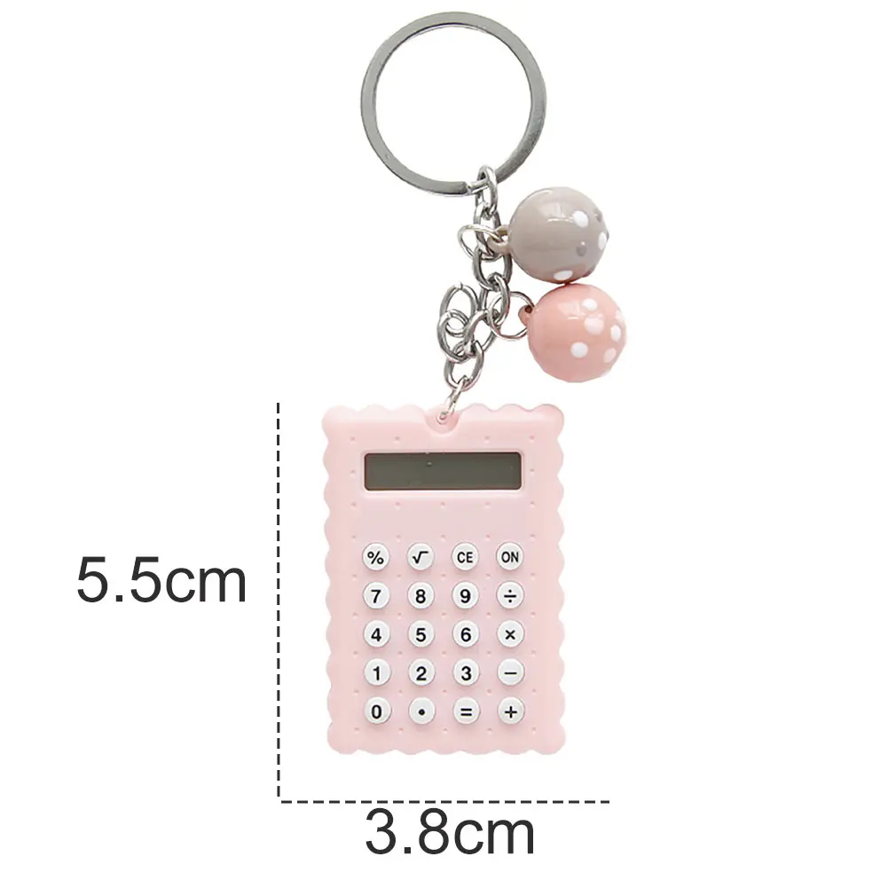 Креативный милый мультяшный мини Карточный калькулятор милая портативная