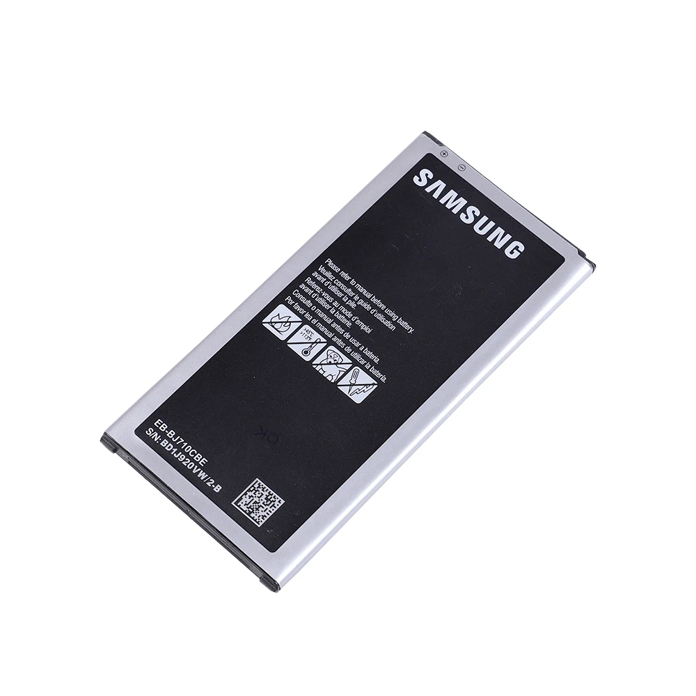 100% Оригинальный аккумулятор EB BJ710CBE для Samsung Galaxy J7 2016 J710 SM J710F J710FN J710FQ J710M J710H J7108 J7109
