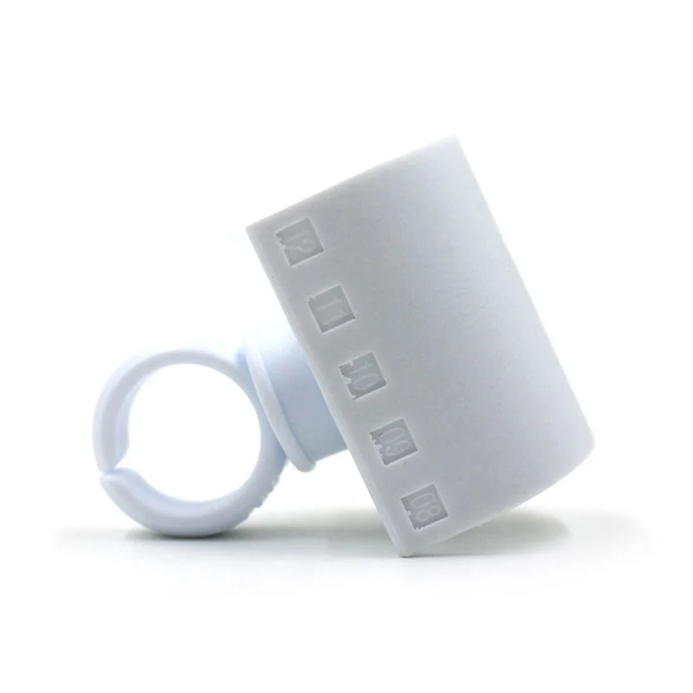 

1 Set Eelash Extension Glue Ring Adhesive Eyelash Pallet Holder Set Makeup Kit Tool Make Up High Quality Brand New