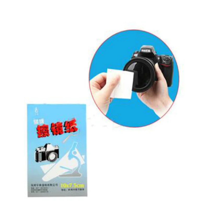 Бумага для чистки объектива камеры 50 листов мягкая салфетка оптики бумага Canon Nikon
