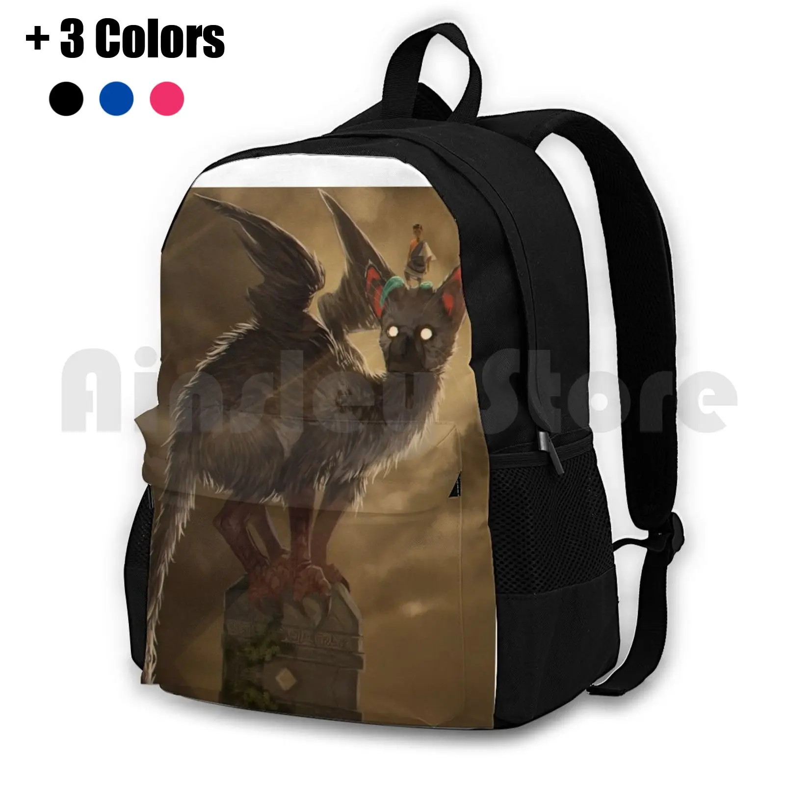 

The Last Guardian Outdoor Hiking Backpack Waterproof Camping Travel The Last Guardian Trico Toriko Fanart Games