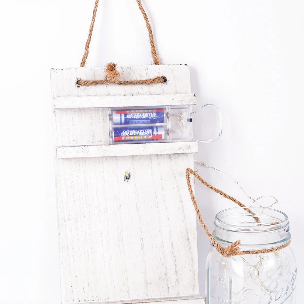 2 шт. стеклянная банка с завинчивающейся крышкой бра светодиодный Сказочный