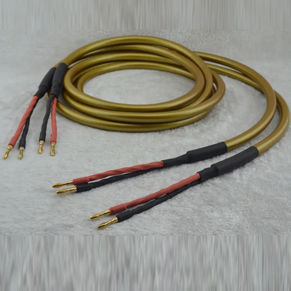 2 5 м пара Hi End Hexlink Gold Five Fi кабель для динамика| |